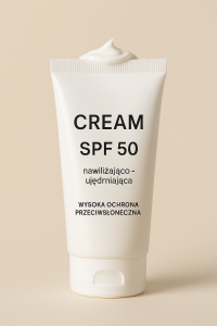 Baza kremowa z filtrem SPF50, PA+++- odmładzająca